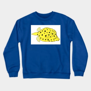 yellow box fish Crewneck Sweatshirt